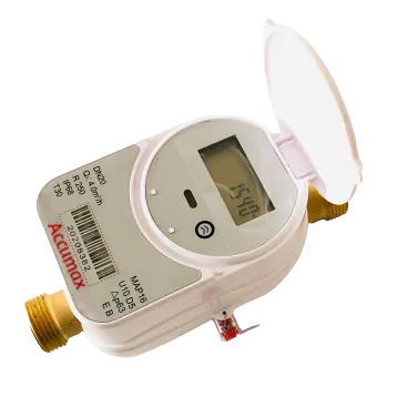 Accumax Ultrasonic AMR Meter With Flow Control Valve