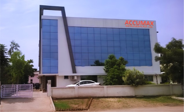 Accumax Instruments Private Limited company building in Gandhinagar, Gujarat